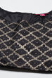 Black Art Silk Straight Lehenga Set image number 1