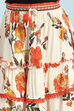 Cream Viscose Rayon Skirt image number 1