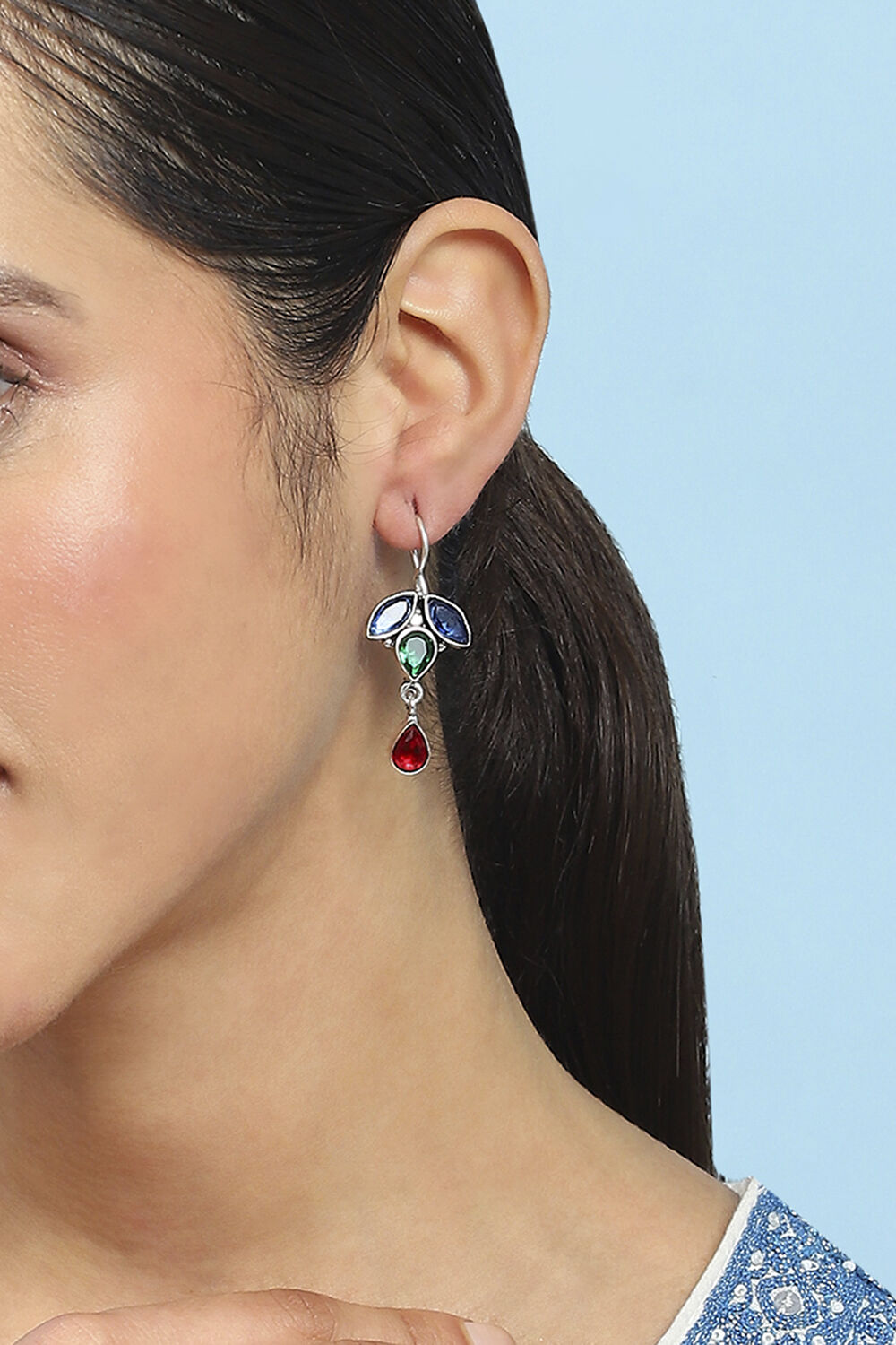 Multicolour Brass Drop & Danglers image number 1