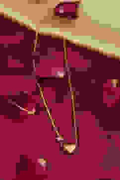 Gold Brass Necklace image number 0