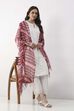 Maroon  Na Dupatta image number 3