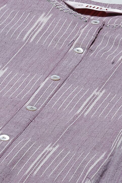 Lilac Dust Cotton A Line Dress image number 1