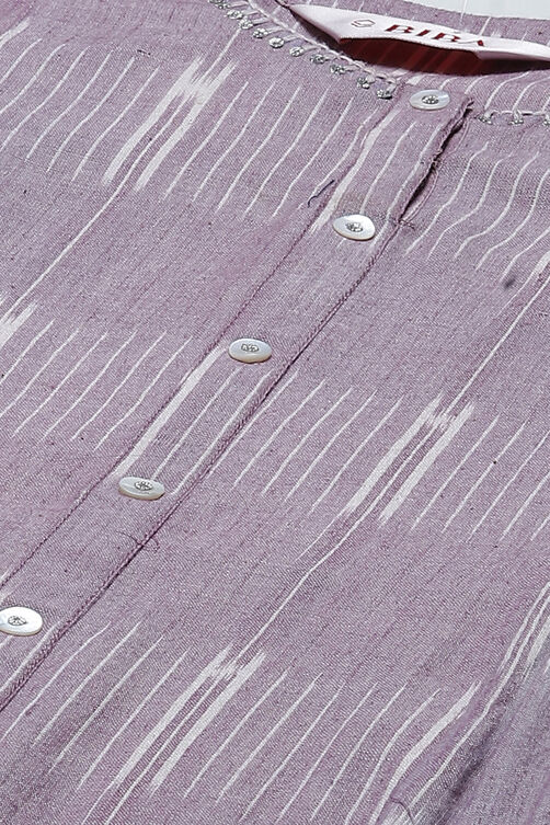 Lilac Dust Cotton A Line Dress image number 1