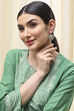 Mint Green Brass Drop & Danglers image number 3