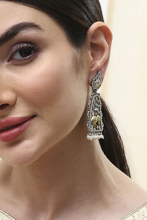 Gold Brass Drop & Danglers image number 1