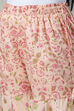 Pink Cotton Kurta Garara Suit Set image number 3