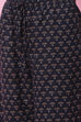 Black Cotton Flared Kurta Set image number 2