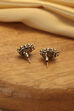 White Gold Plated Brass Studs image number 2