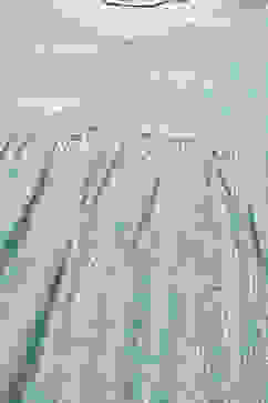 Steel Blue Cotton A-Line Kurta Cross Yoke Salwar Suit Set image number 1