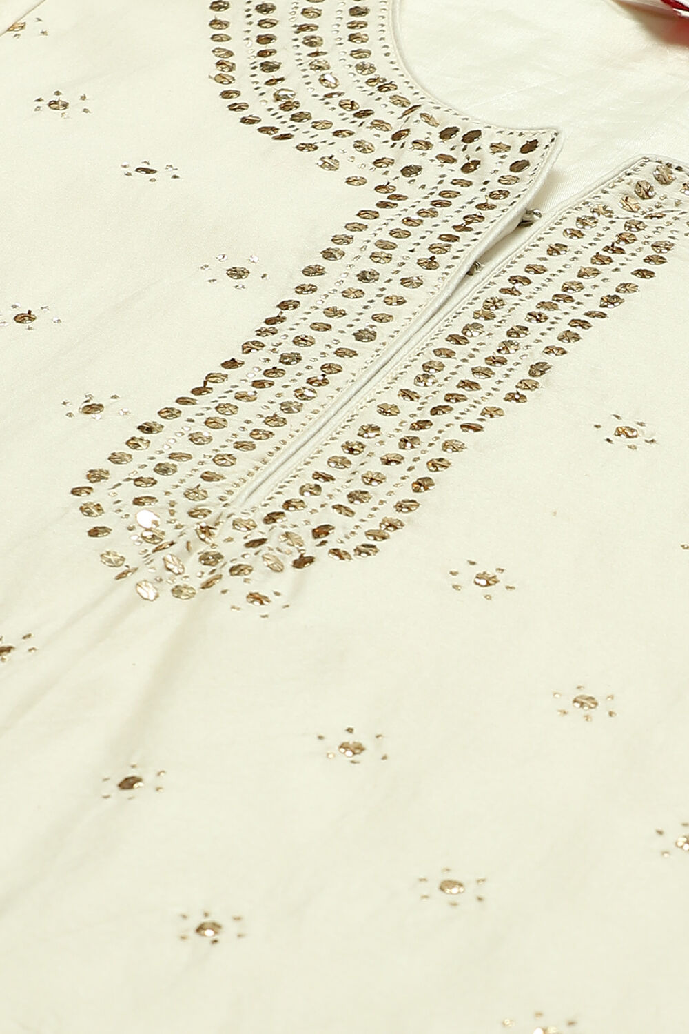 Turquoise Straight Kurta Palazzo Suit Set image number 1