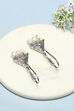Silver Brass Earrings image number 2