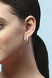 Gold-Toned Everyday Contemporary Hoops image number 3