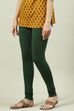 Camel Cotton Blend Solid Churidar image number 0