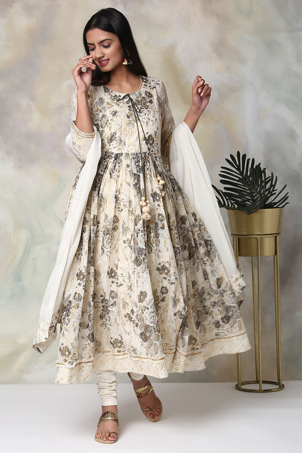 Biba off white suit set 2025