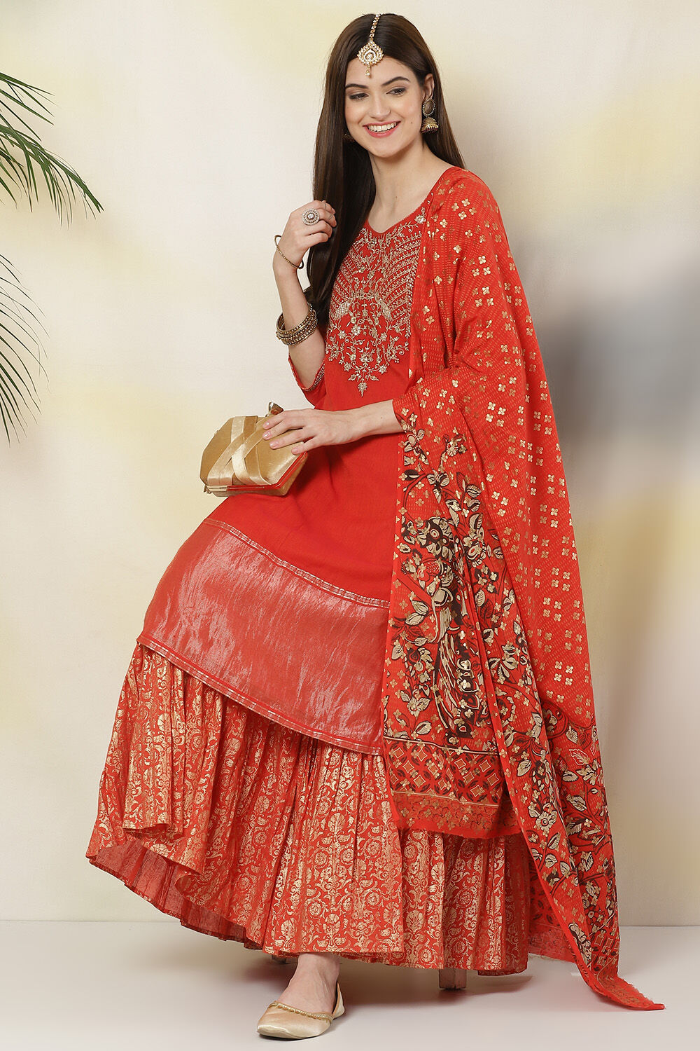 Biba skirt and kurta set hot sale