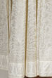 Off White Cotton Flared Skirt image number 1