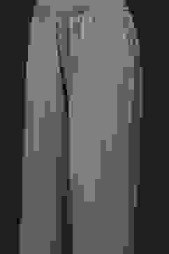 Earthy Blue Chanderi Embroidered Straight Suit Set image number 2