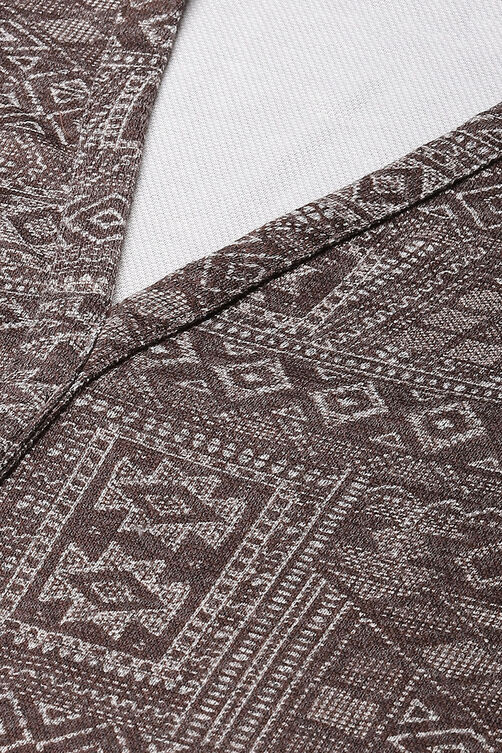 Mud Terry Rayon A-Line Kurta image number 1