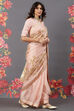Rose Gold Cotton Silk Saree