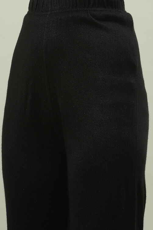Deep Red Acrylic Pants image number 1