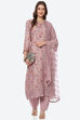 Multicolour Acrylic Unstitched Suit Set image number 7