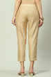 Beige Polycotton Pants image number 4