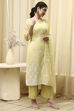 Pink Cotton Machine Embroidered Unstitched Suit Set image number 6