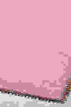 Pink Cotton Floral Printed Gathered Tiered Suit Set image number 3