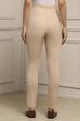 Almond Beige Acrylic Pants image number 4