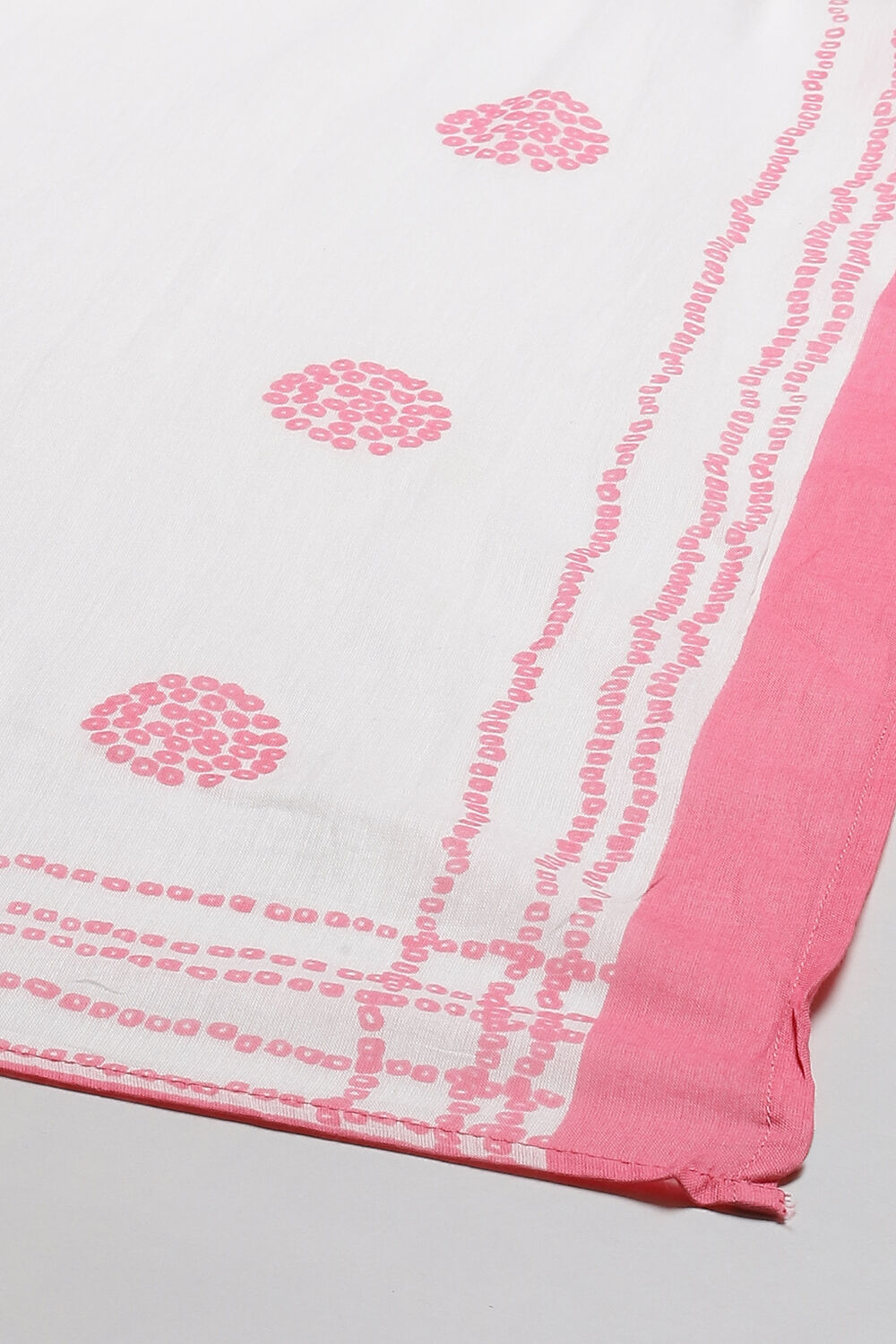 Pink Cotton Straight Kurta Palazzo Suit Set image number 3