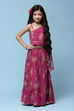 Pink Polyester Short Kurta Printed Suit Set image number 5