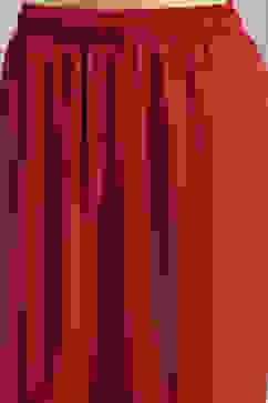 Red Polyseter Blend Straight Printed Fusion Set image number 2