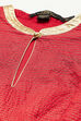Rohit Bal Red Chanderi Silk Anarkali Solid Suit Set image number 1