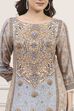 Beige Viscose Straight Kurta image number 1