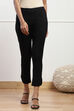 White Viscose Lycra Solid Pant image number 4