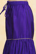 Purple Brocade Short Kurta Suit Set image number 2
