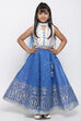 Blue Cotton Lehenga Set image number 0