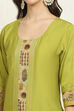 Maroon Cotton Handloom Unstitched Suit Set image number 2