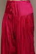 Fuchsia Viscose Straight Kurta Salwar Suit Set image number 2