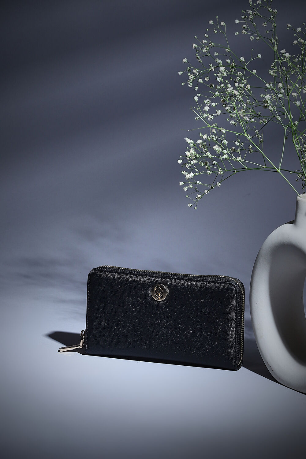 Buy Black Pu Leather Wallet Wallet for INR999.50 Biba India
