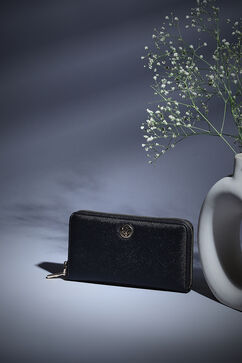 Black Pu Leather Wallet image number 0