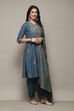 Red Rayon Straight Kurta Salwar Suit Set image number 6