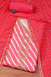Pink Muslin Digital Print Unstitched Suit Set image number 0