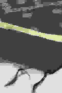 Navy Cotton Blend Yarndyed Dupatta image number 1