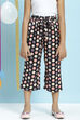 Black Straight Art Silk Girls Bottom Wear image number 0