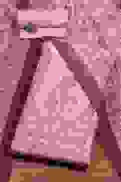 Pink Chanderi Blend Printed Embroidered Unstitched Suit Set image number 0