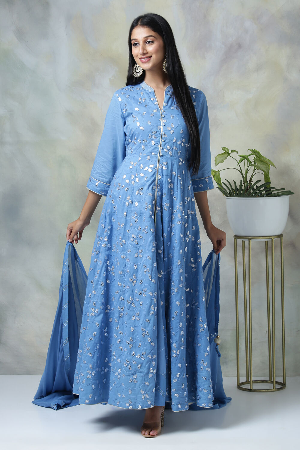Biba discount blue anarkali