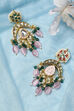 Mint Green and Pink Earrings image number 2