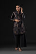 Rohit Bal Black Cotton Silk Straight Printed Kurta Set image number 9