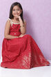 Blue Cotton Lehenga Set image number 6